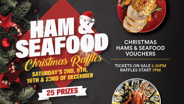 Ham & Seafood Christmas Raffles