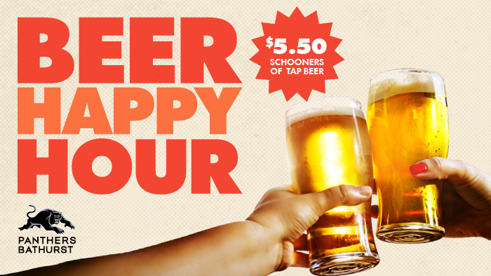 Happy Hour Tap Beers