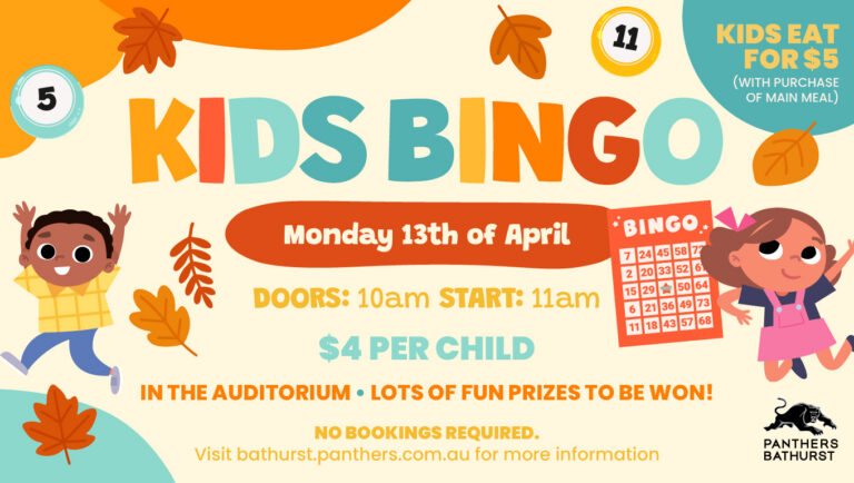 KIDS BINGO | April School Holidays