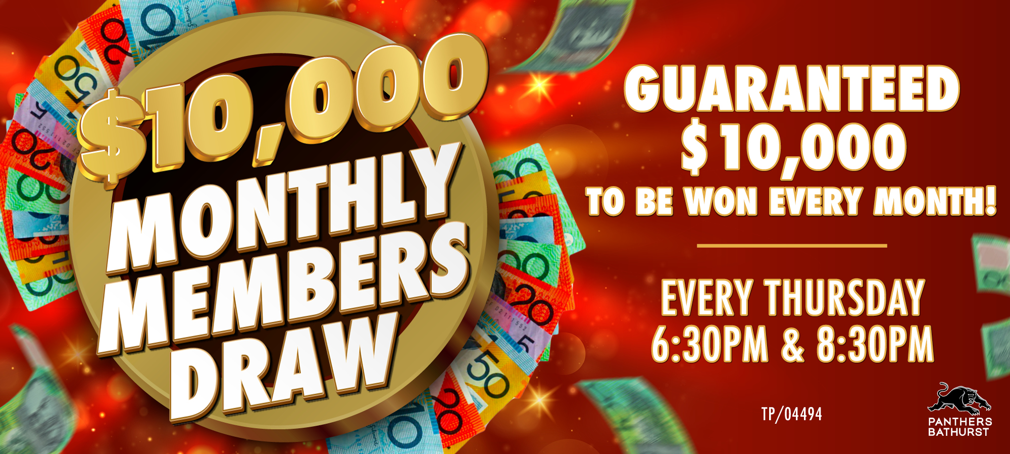 $10,000 Monthly Members Draw