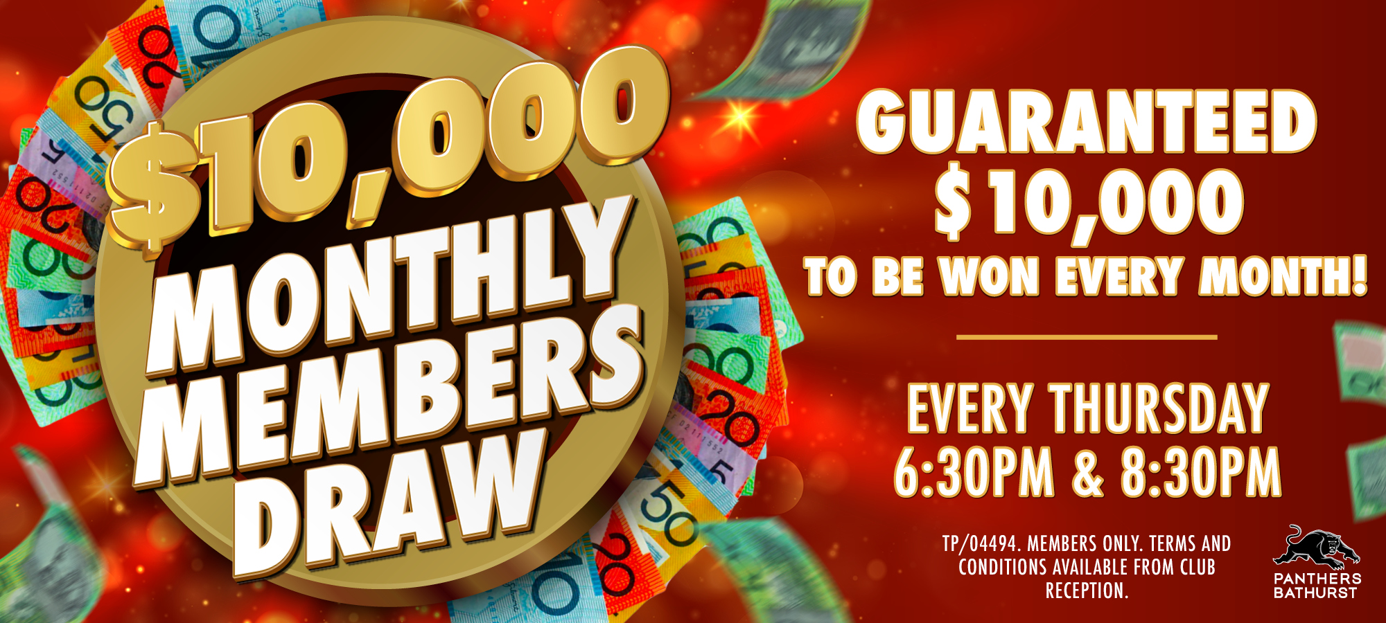$10,000 Monthly Members Draw