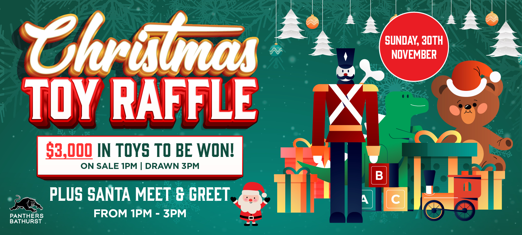Christmas Toy Raffle - Panthers Bathurst