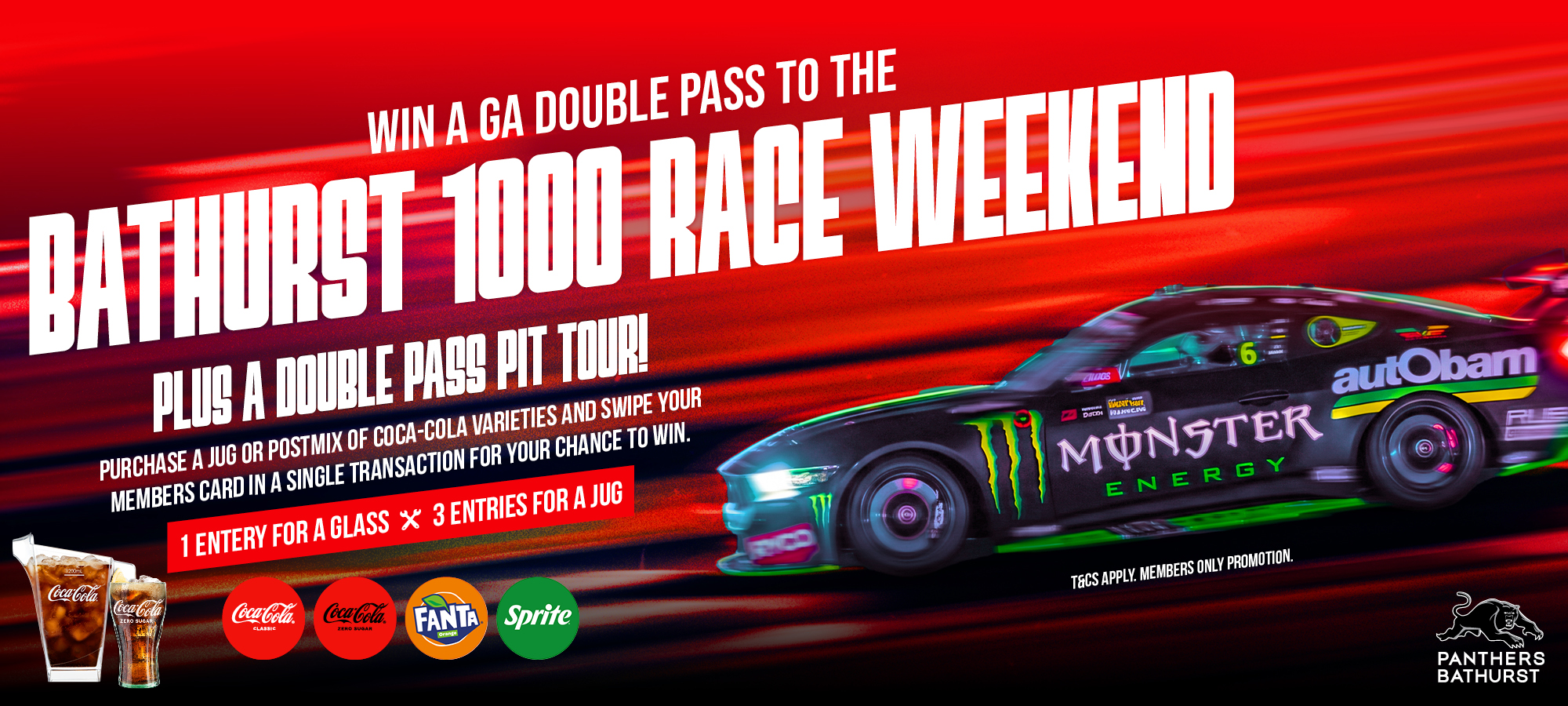 Win a GA double pass to the Bathurst 1000